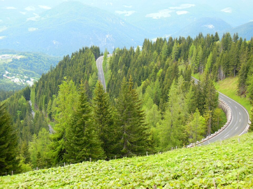 Bavaria mountains toll road