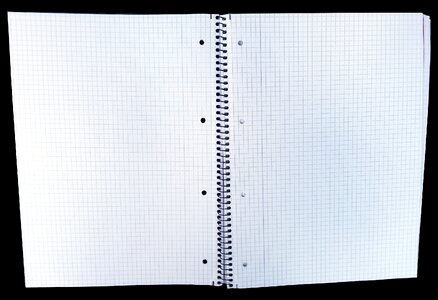 College block checkered paper