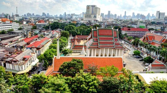 Cityscape hdr city photo