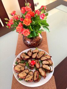 Bouquet appetizer petals