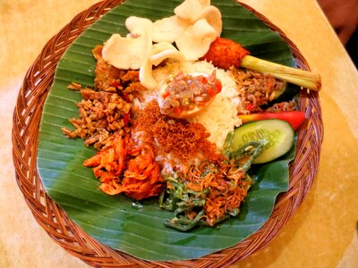 Dish indonesian cuisine photo