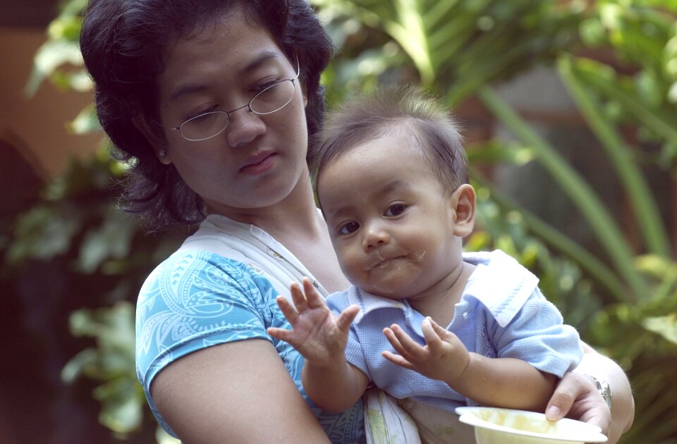 Baby boy mom and baby kid