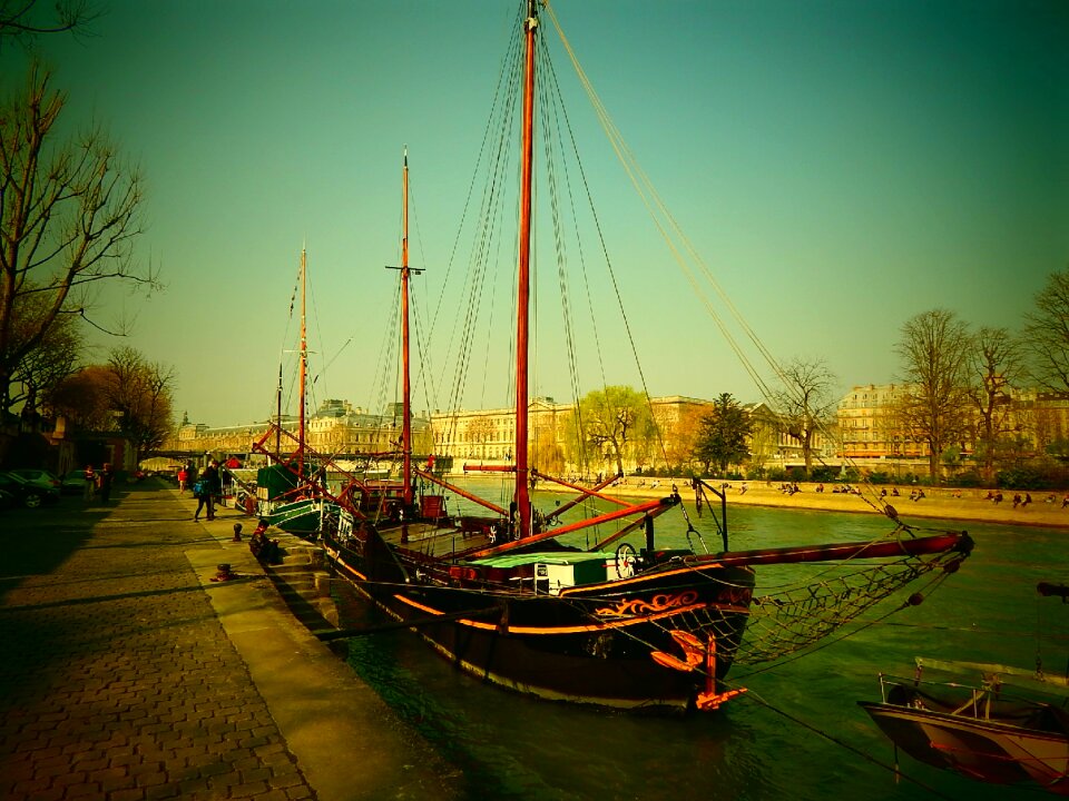 River ship sailing vessel