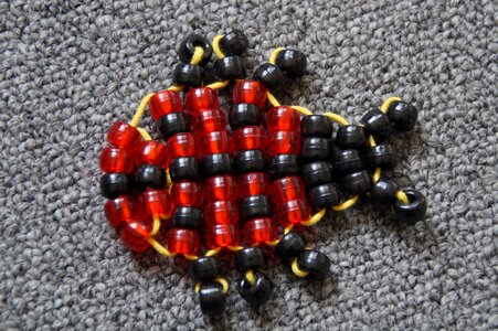 Tinkered linked beads photo