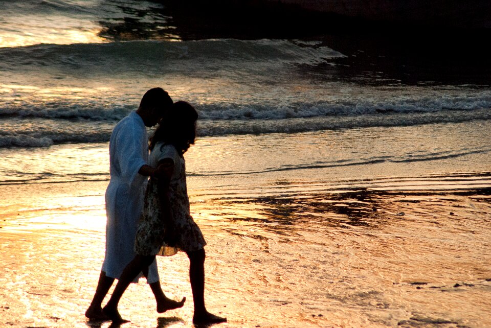 Couple romantic holiday