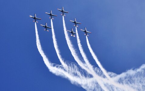 Shows airshow sky