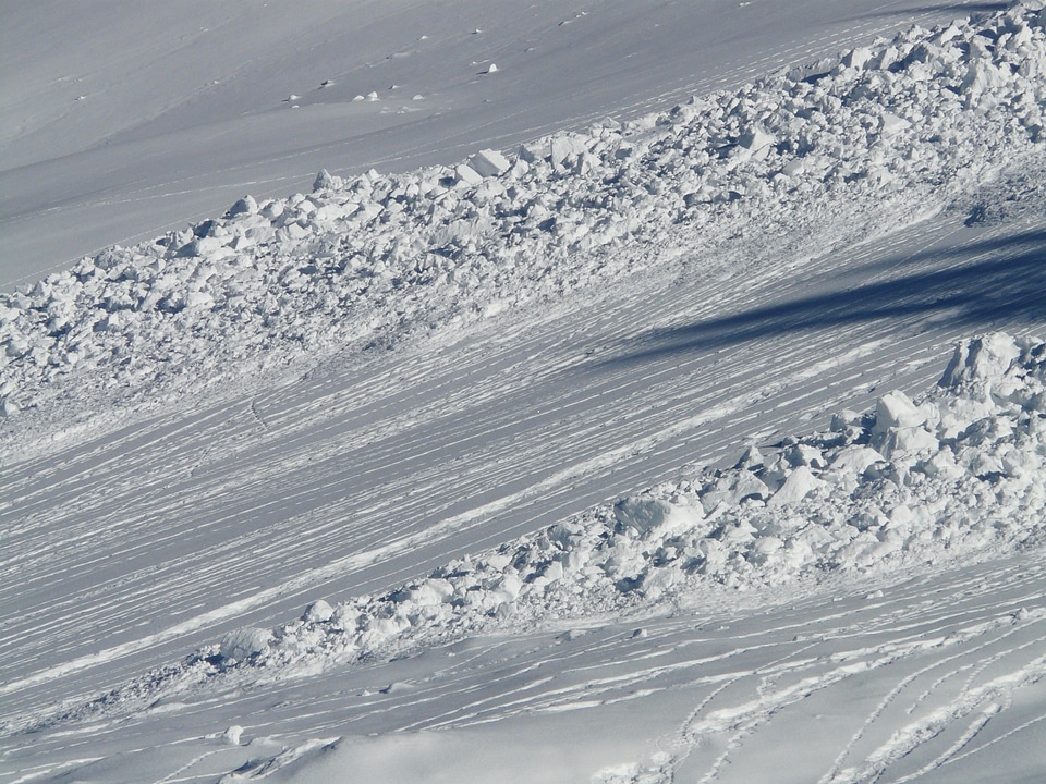 Wintry deep snow winter