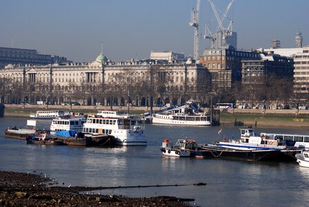 River pleasure craft city