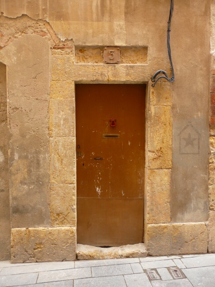 Wooden decorative entrance