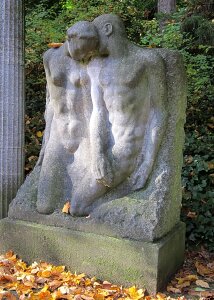 Stone tombstone love
