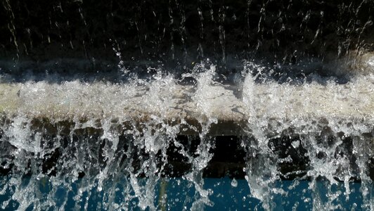 Water fountain drip water feature photo