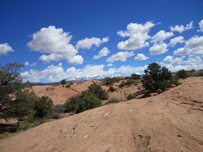Desert clouds photo