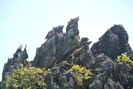 Mountains rock formations