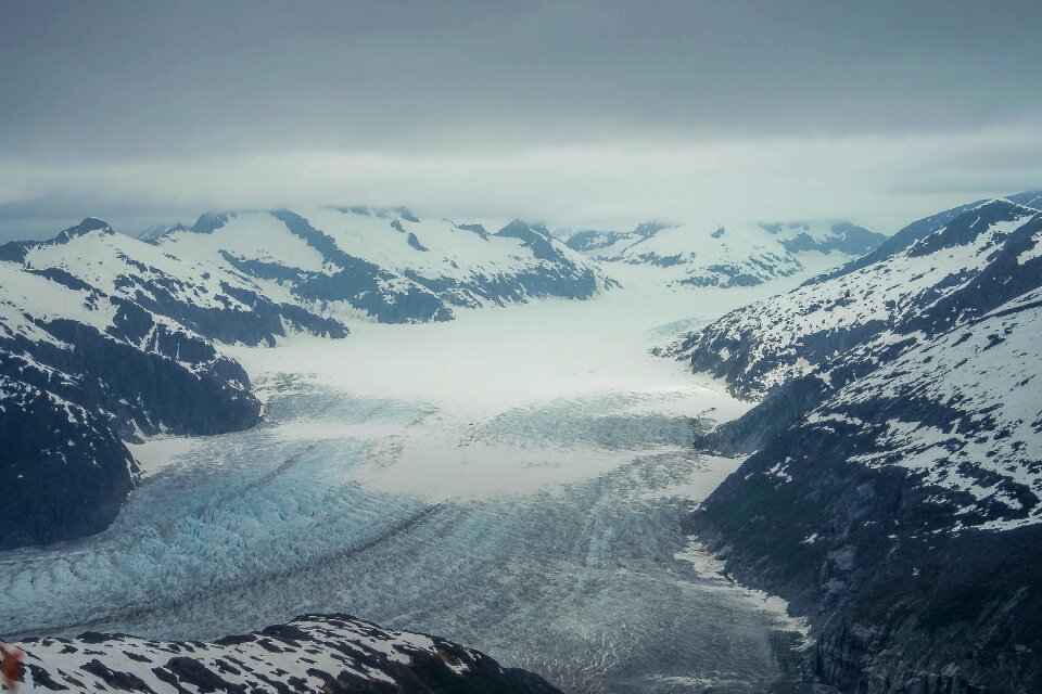 Snow landscape glacier