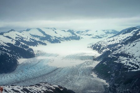 Snow landscape glacier photo
