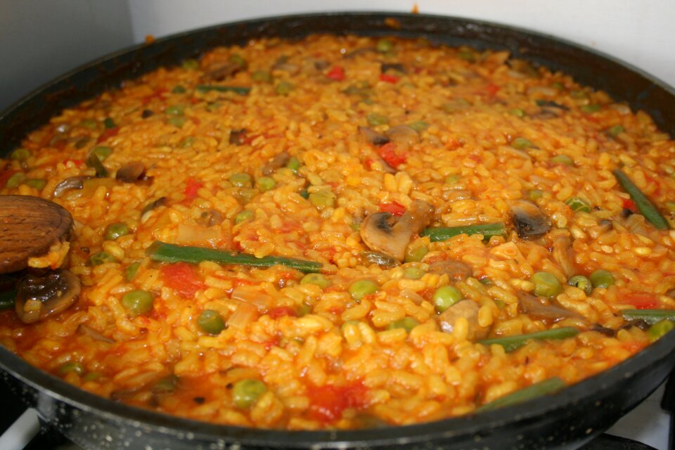 Vegetarian food spain