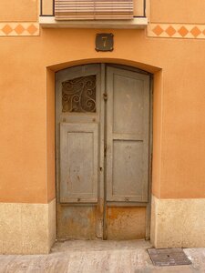 Decorative entrance doorway photo