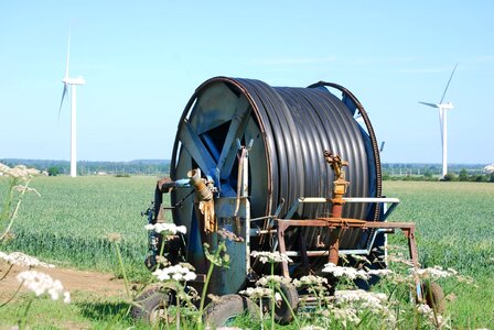 Farming watering rural