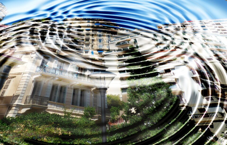 Reflect water wave