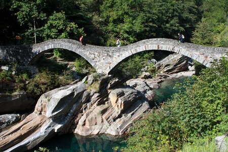 Ticino switzerland bridge photo