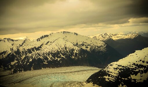 Snow scenic landscape