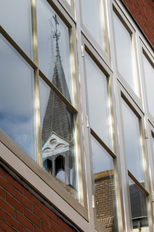 Mirror window church