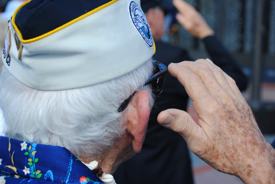 Survivor salute saluting