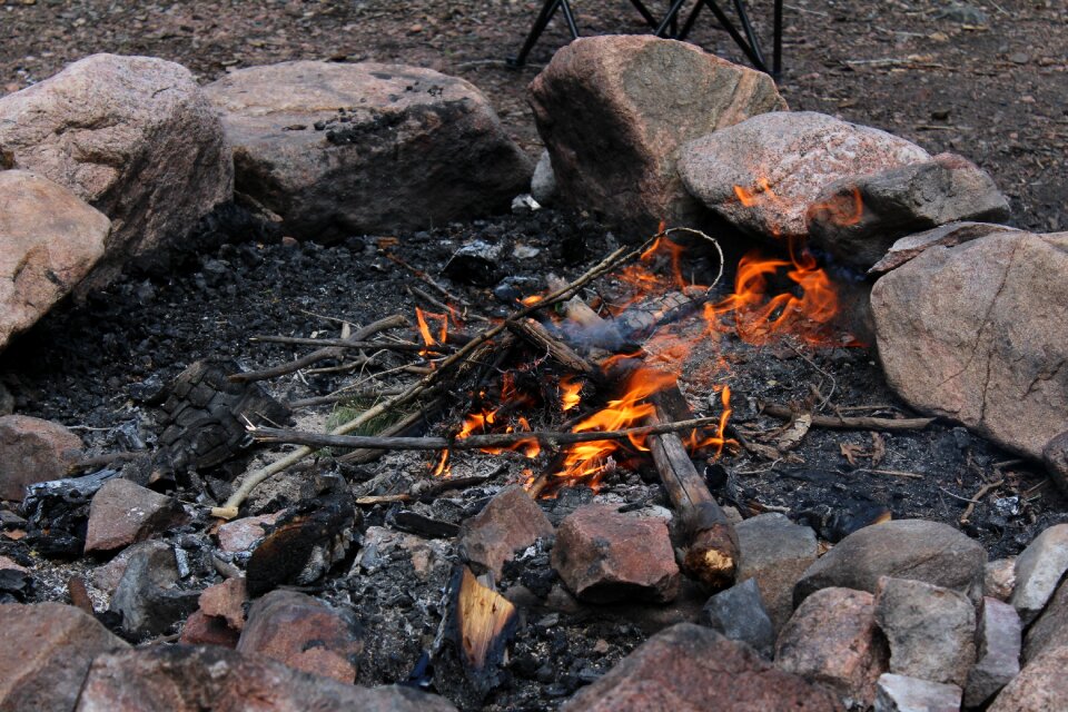 Flame smoke bonfire