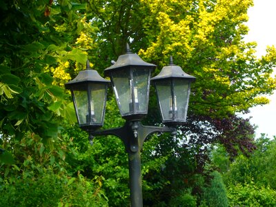 Lantern street lamp summer