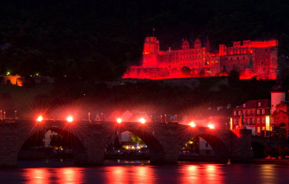Lighting night fortress