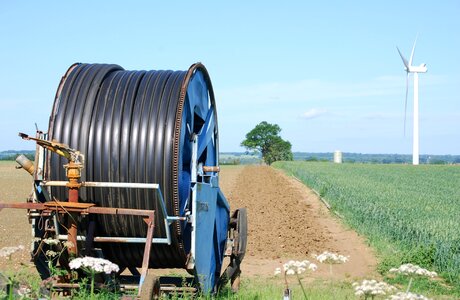 Farming watering rural