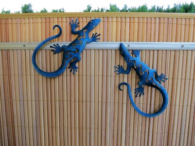Lizards garden garden decor