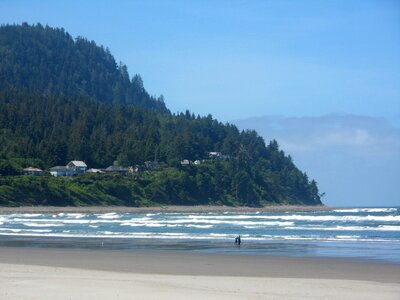 Sea water coast