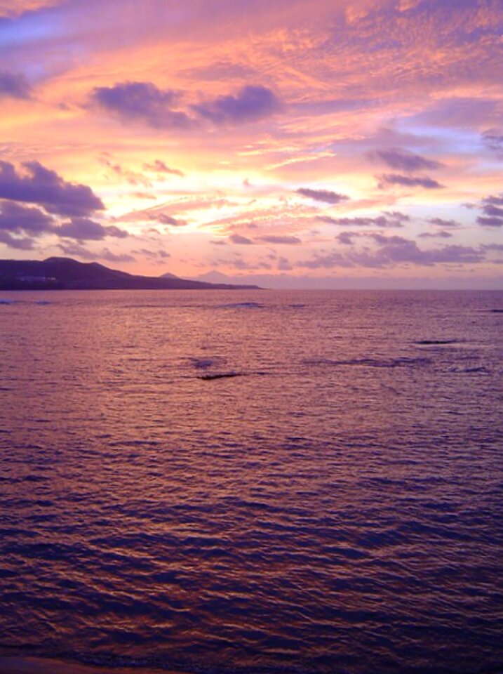 Sky sea landscape