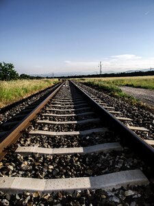 Railway traffic railroad track rail traffic photo