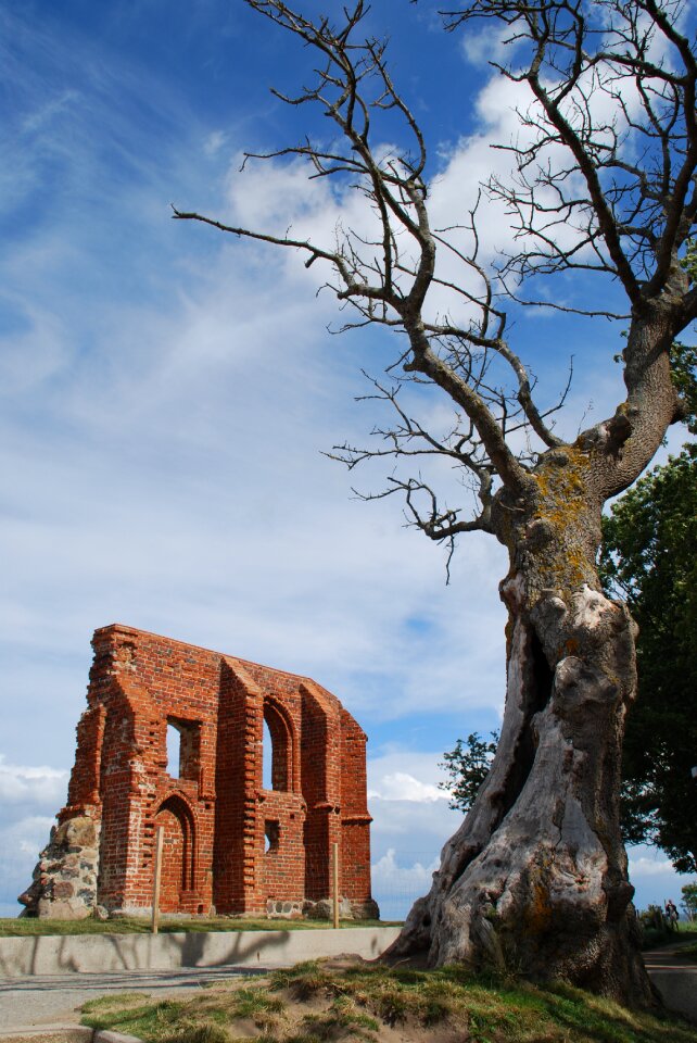 Trzęsacz church the ruins of the