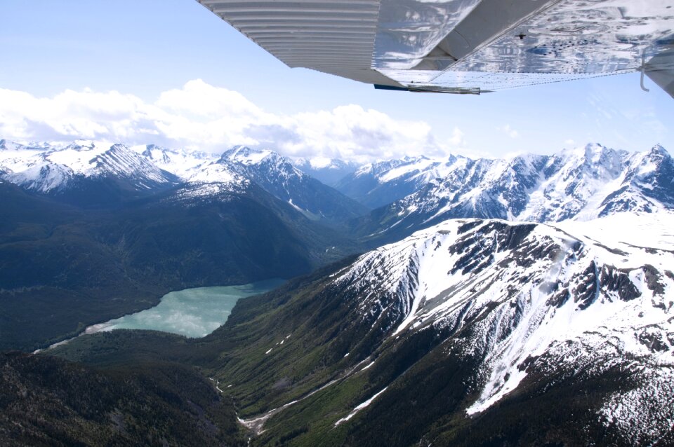Canada pacific coast glacial lake