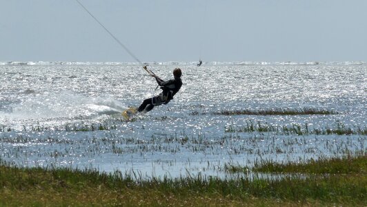 Coast st peter-ording kite surf photo