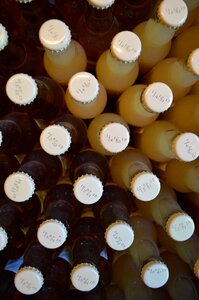 Drinking apple juice crate