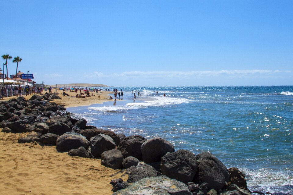 Rocks landscapes ocean photo