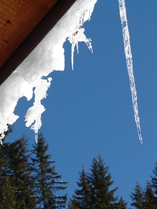 Cold frozen sky