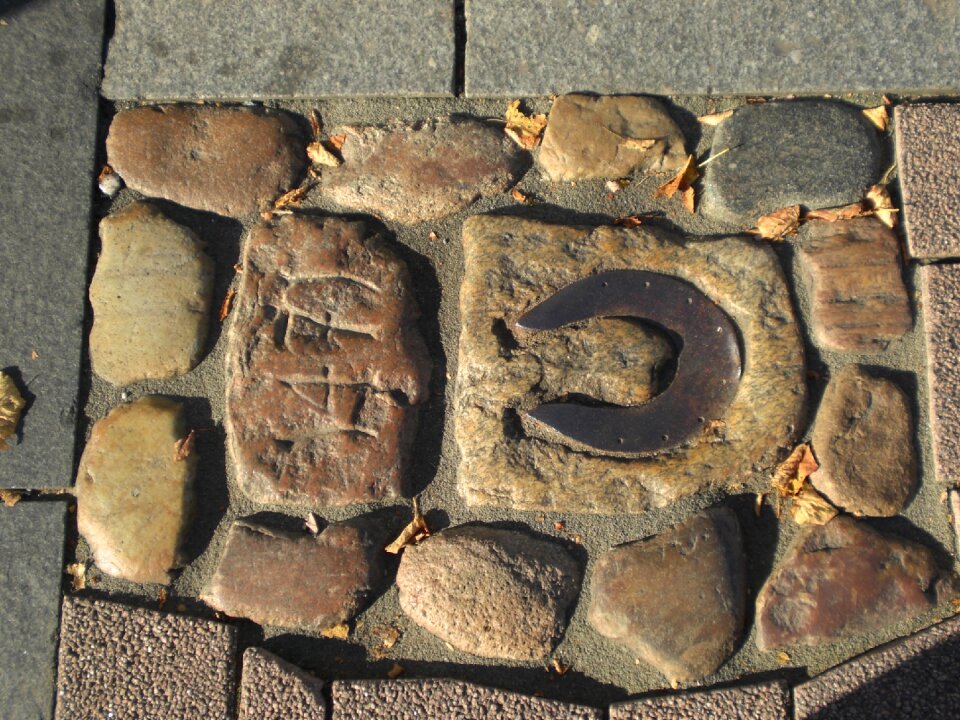 Hoofprints horse traces