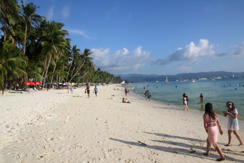 Boracay beach beach sea