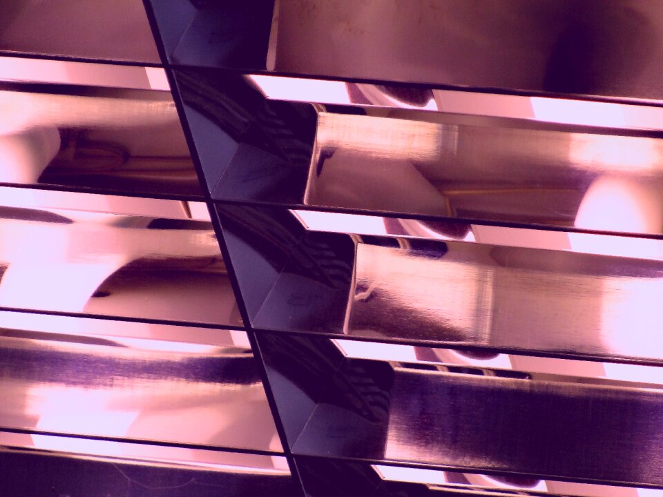 Neon light architecture modern