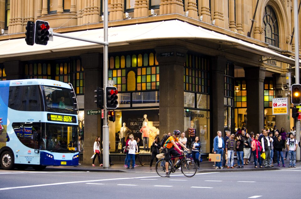 Street traffic road pedestrian photo