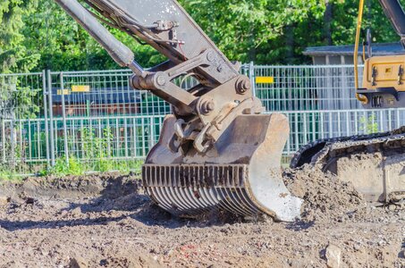 Site machine construction photo