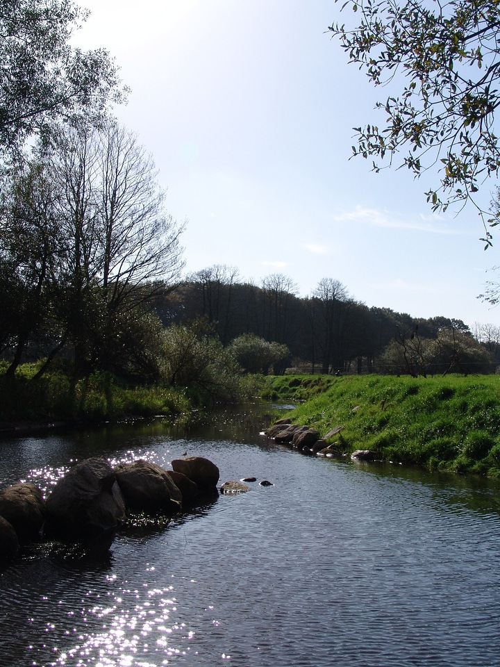 River water depression