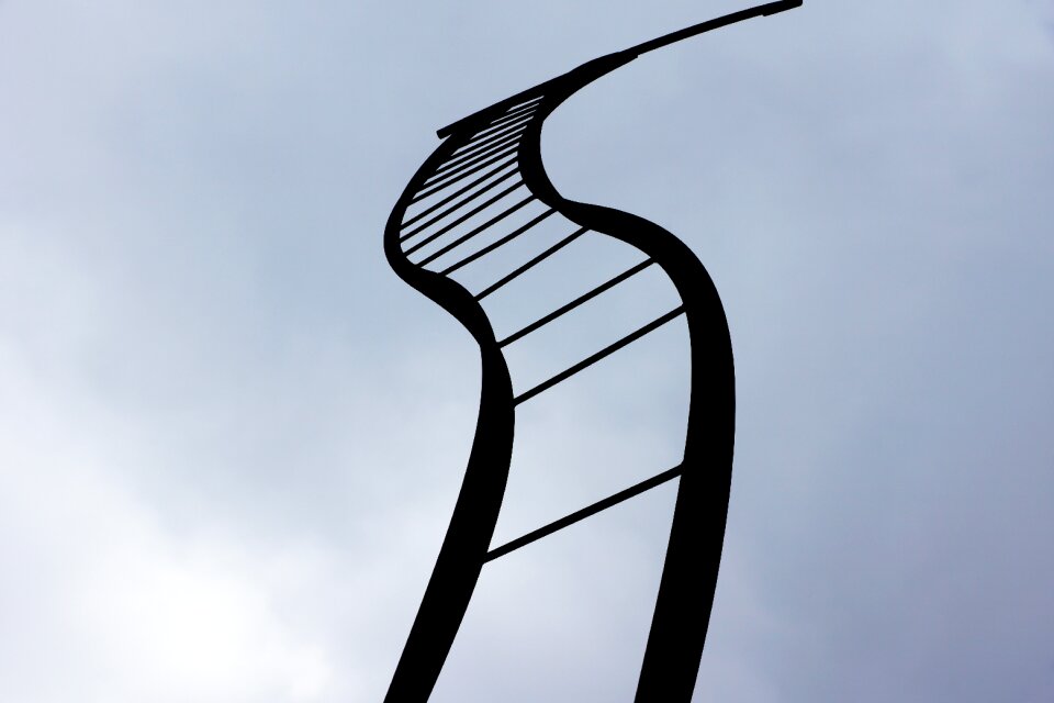 Metal iron sculpture