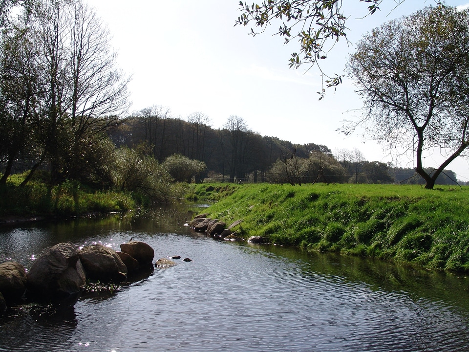 River water depression