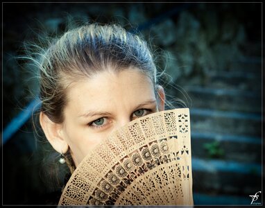 Fan portrait person